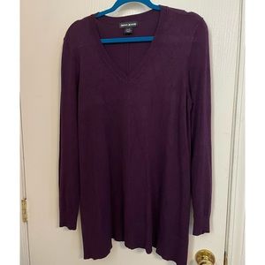 DKNY purple sweater